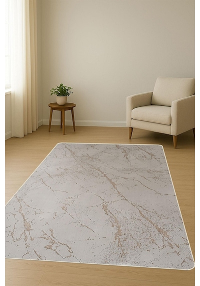 Parlak Kadife Kumaş Dijital Baskı Modern Desenli Dot Kaymaz Tabanlı Halı H1077 Renkli