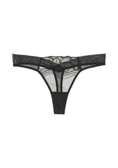 Calvin Klein Kadın Tanga Külot Lv00qf8352ub1 Siyah