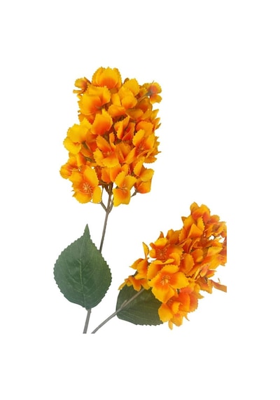 Yapay Çiçek Ortanca 90cm 2toplu Somon Tek Dal Kumaş Çiçek Uzun Dal Somon