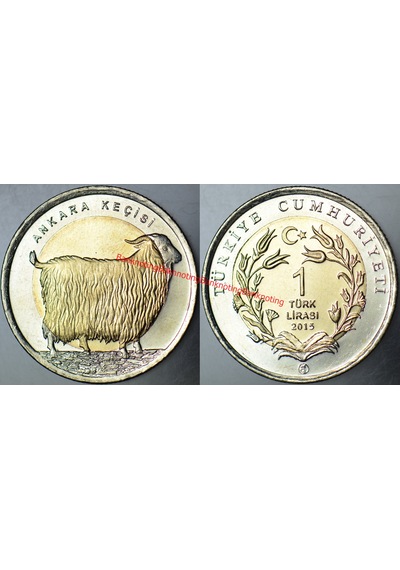 Ankara Keçisi 1 Lira 2015 Hatıra. Çil Kondisyon.