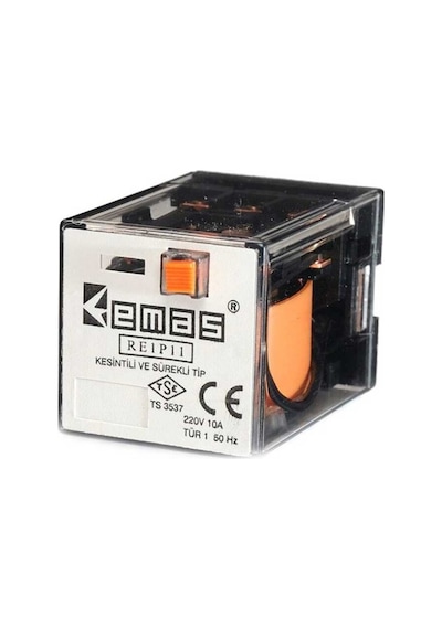 Emas Re1p11ac220 Re1 220vac 3 Kontak 3 Kontak 11 Pin Endüstriyel Röle