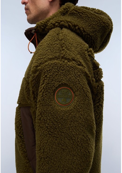 Napapijri T-maple Fzh Erkek Polar-33987 Koyu Yeşil
