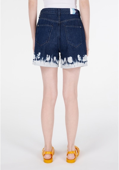 Colin's Colins Mom Fit Yüksel Bel Kadın Mavi Jean Şort Cl1069628 Q1.v1 Dn43549 Denim