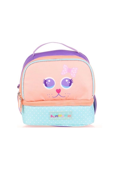 Kaukko Kids Beslenme Çantası Cute Face Cat L7142