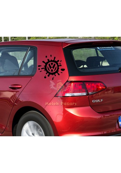 Vw - Volkswagen Sıçrama Araba Sticker