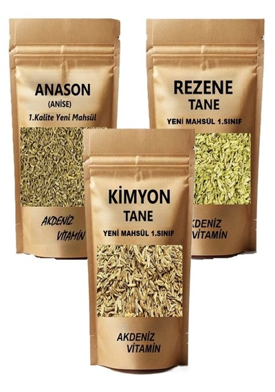 Akdeniz Vitamin Rezene Anason ve Tane Kimyon Çay Seti