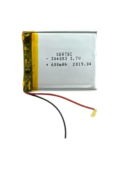 304053 3.7v 600 Mah Li-polymer Pil Devreli/1.5a
