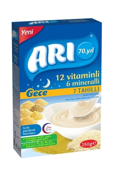Arı Mama Pirinç Unu 250 Gr Kahvaltı-muzlu-gece Yeni Ambalaj