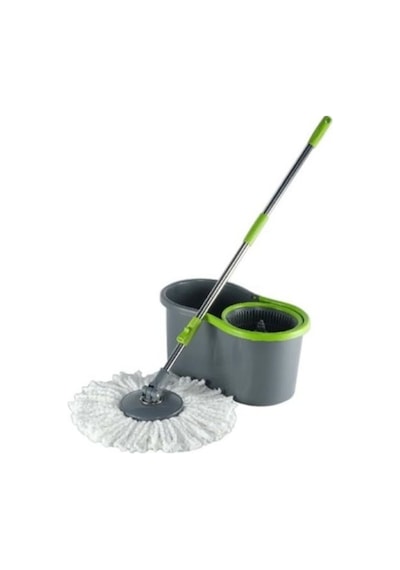 Mopexa Mozart Mikrofiber Süper Mop Set 360 Temizlik Seti - Yeşil Mopexa Otomatik Dönerli