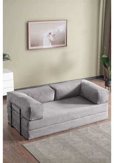 Lounge Aktivite Koltuğu Çok Amaçlı Koltuk Yatak Gri Gri