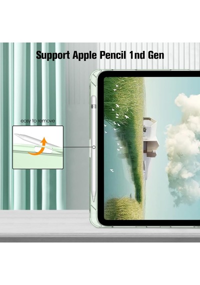 Apple Uyumlu iPad Air 5. Nesil 10.9 Kılıf Flip Cover Kalem Bölmeli Pc Case-10.nesil Değil-a2588 A2589 A2591 Kılıf