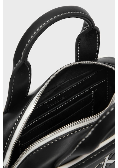 Calvin Klein Logolu Sabit Saplı Çanta Lv04f1257gub1 Bayan Çanta Lv04f1257g Ub1 Siyah