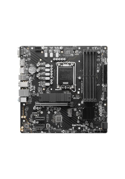 Msı Pro B760m-p Ddr5 6800mhz 1xvga 1xhdmı 1xdp 2xm.2 Usb 3.2 Matx 1700p 12. / 13. Ve 14. Nesil İşle