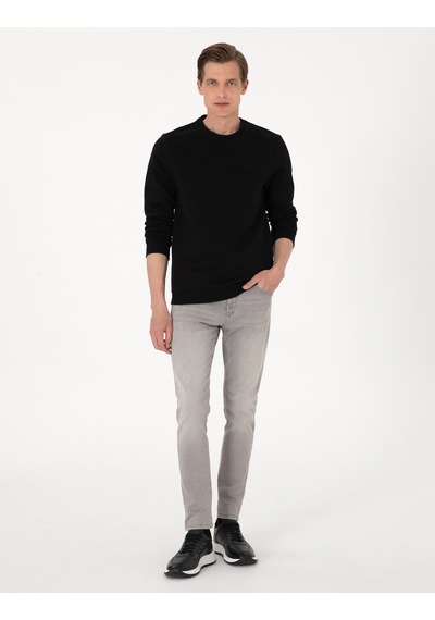 Pierre Cardin Erkek Siyah Sweatshirt 50315021-vr046 Siyah