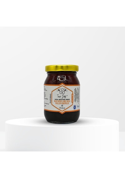 Toros Dağı Ham Bal + Arı Sütü + Polen + Propolis Karışım Balı 225 G E