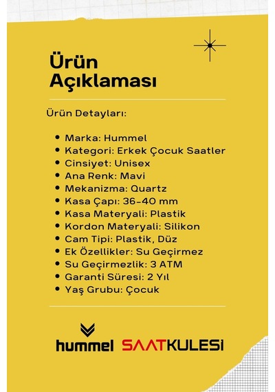 Hummel Erkek Kız Çocuk Kol Saati Mavi Hm-1005la-3