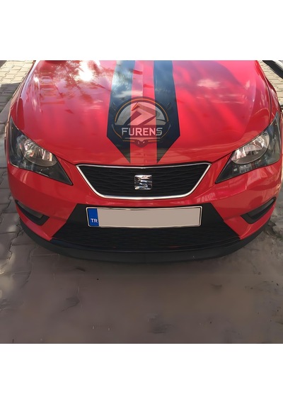 Seat İbiza Mk3 2014-2023 Uyumlu H Lip Esnek Ön Lip 2 Parça Karlık Ön Ek Tampon Altı Dill