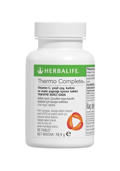Kafein ve Mate Yapraklı Tablet Takviye Edici Gıda Thermo Complete
