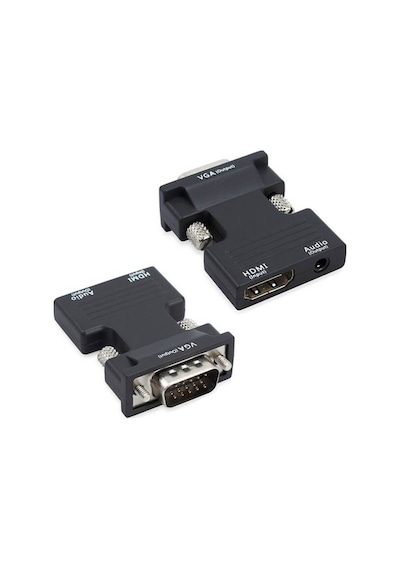 Hdmi To Vga Kablo Çevirici Dönüştürücü Adaptör Hdmı Ses Destekli (539122234)
