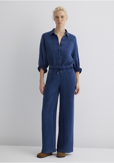 Mavi - Dokulu Indigo Pantolon 1011019-18790 Lacivert