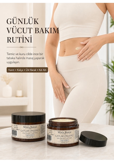 Minia Bahçe Kuruluğa Eğilimli Ciltler İçin Besleyici Vücut Yoğun Bakım Çatlak Kremi 50 ML