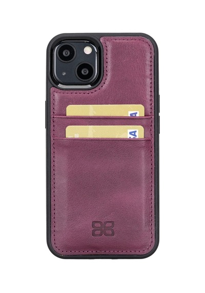 Bouletta Apple İphone 13 Uyumlu Deri Arka Kapak Fxcp Cz7