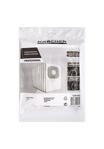 Karchert7,t8,t9 Elektrikli Süpürge Toz Torbası 10'lu 6.904-084.0