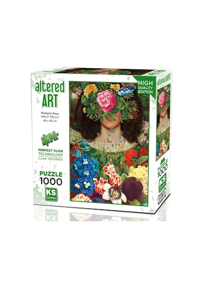 Ks Games 1000 Parça Madame Rose Puzzle - Philip Trully