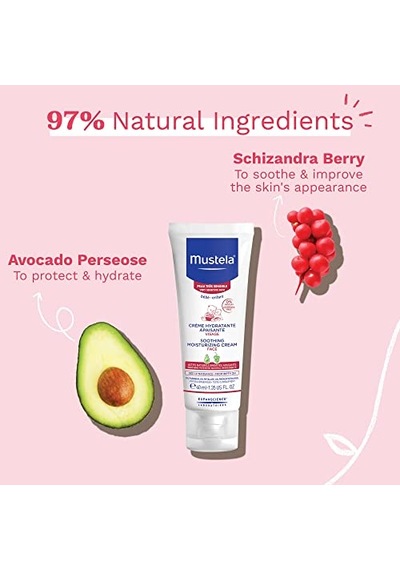 Mustela Mustela Çok Hassas Ciltler İçin Rahatlatıcı Yüz Kremi 40 Ml 1 Paket