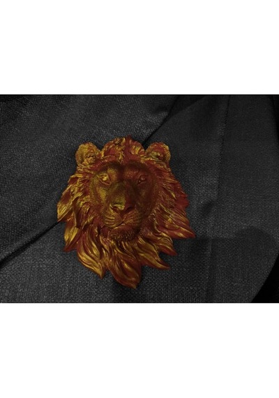 El Yapımı Aslan Başı Duvar Süsleri .