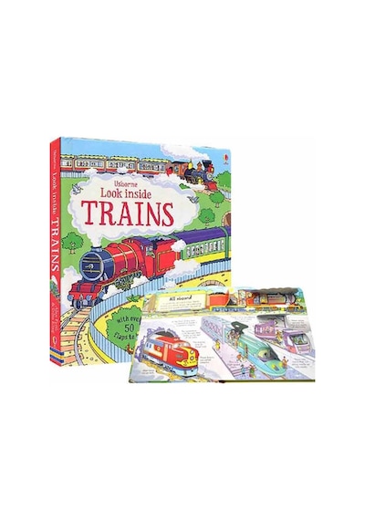 The Usborne Look Inside Trains 5+ Yaş