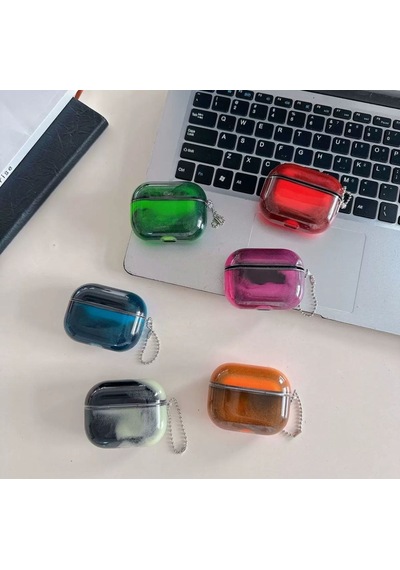 Fadex Apple AirPods 4 Ve 5.nesil İle Uyumlu Premium Karanlıkta Kendisini Belli Eden Işıltılı Fosforlu Kulaklık Kılıfı Yeşil