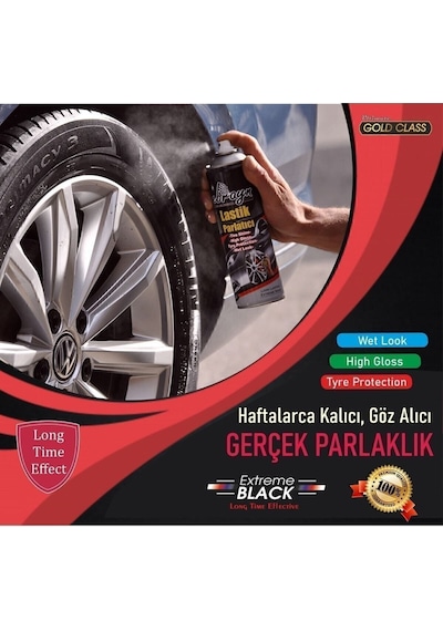 Premium Lastik Parlatıcı Tampon Parlatıcı Koruyucu Aerosol Sprey 500 Ml