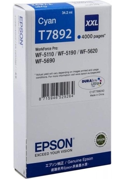 Epson C13T789240 Mavi Mürekkep Kartuş 79Xxl 4.000 Sayfa