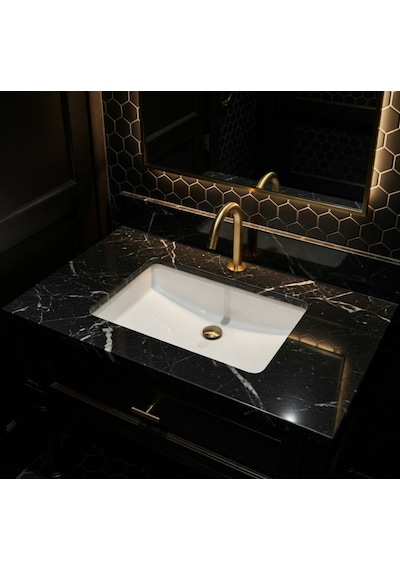 Bien - İnfinitium Tezgah Altı Lavabo 40 Cm Beyaz - 90la040