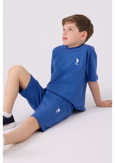 U.S. Polo Assn. Erkek Çocuk Cobalt Bermuda Takımı 5274-43670 Cobalt