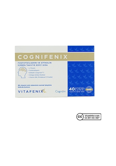 Vitafenix Cognifenix Sitikolin 40 Kapsül