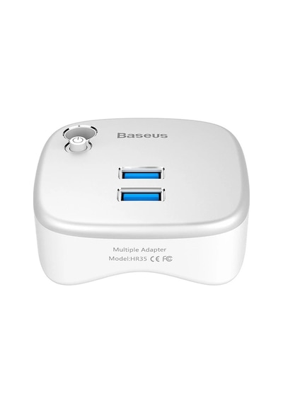 Baseus Çok Fonsiyonlu Notebook Adaptörü Hub Dual Usb 3.0 Rj45 Tf/sd- 5775 Renkli