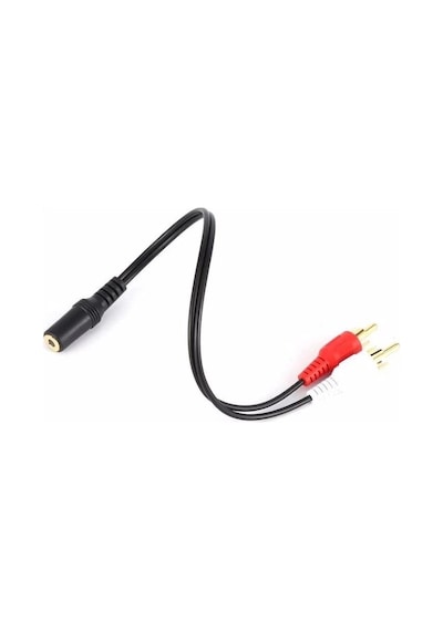 3.5mm Stereo Dişi 2 X Rca Erkek M Ses Kablosu