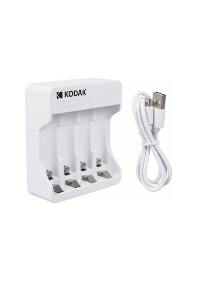 Kodak Kd-29490 4'lü Aa/aaa Ni-mh Otomatik Hızlı Pil Şarj Cihazı Type-c