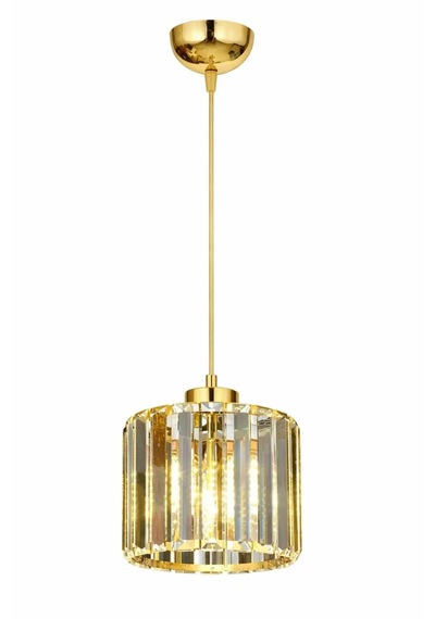 Bohem Aydınlatma Modern Gold Altın Kristal Sarkıt Avize Koridor Antre Uyumlu Şeffaf Kristal Cam Gold Altın Gold