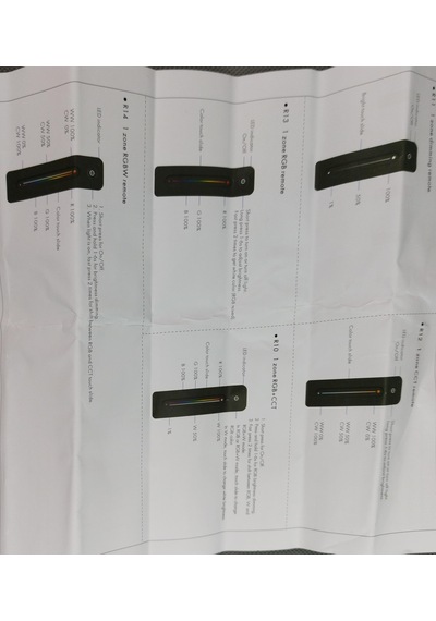Parlaklık Ayarlı, Tek Renkli Şerit Led İçin Uzaktan Kumanda 2,4gh
