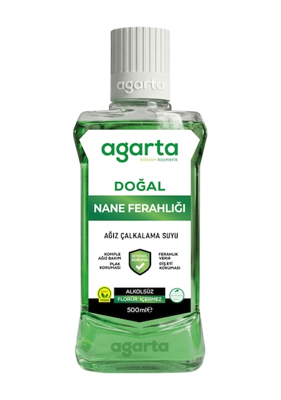 Agarta 500 ML Ağız Bakım Suyu Ferah Nefes Alkolsüz