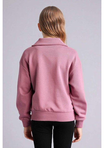 Defacto Fermualı Sweatshirt Kız Çocuk G6822a826spbr94 Bordo-br94
