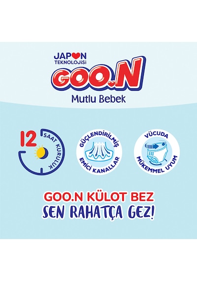 Goon Külot Bez Mutlu Bebek 4 Numara Maxi 78 Adet