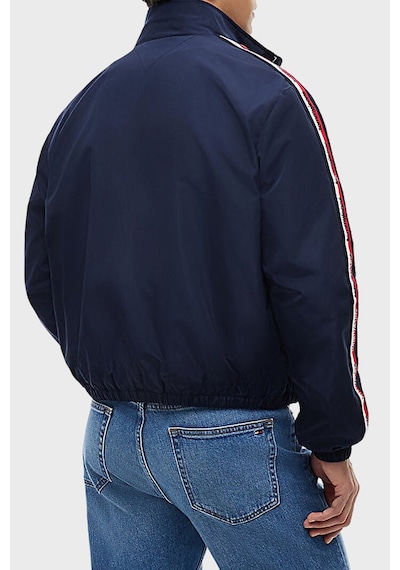 Tommy Jeans Logolu Regular Fit Dik Yaka Ceket Erkek Mont Dm0dm23218 C1g Lacivert
