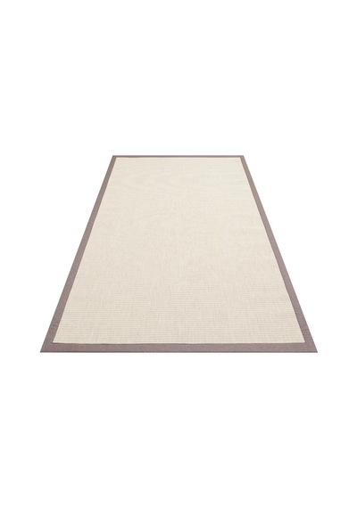 Eko Halı Ventura Vnt 2706 Cream Bordür Mouse Sisal Görünümlü İç Ve Dış Mekan Uyumlu Hav Vermeyen Mod