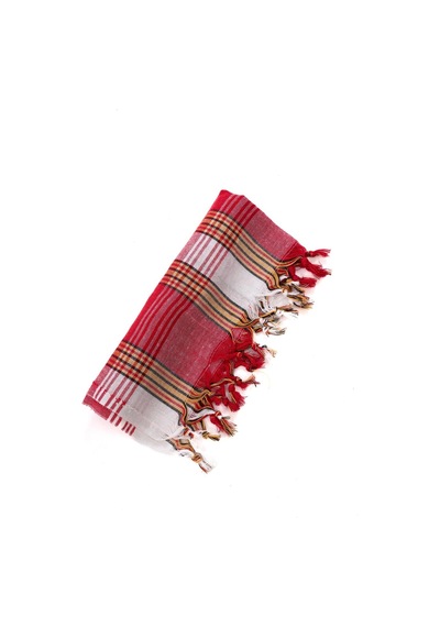 Pamuklu Banyo Plaj Seyahat Havlusu Hamam Peştamal 80 X 180 Cm Kırmızı Hamam Peştemal