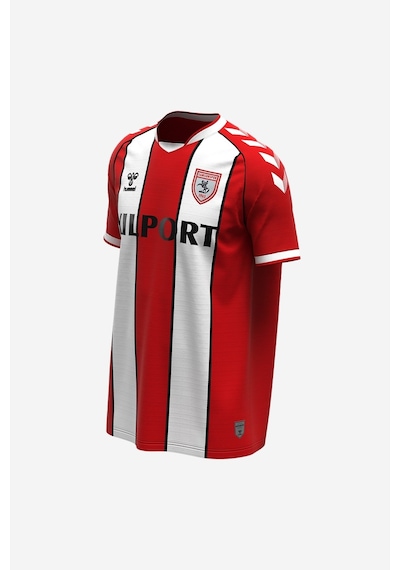 Hummel 24/25 Samsunspor Çubuklu Forma Beyaz - Kırmızı