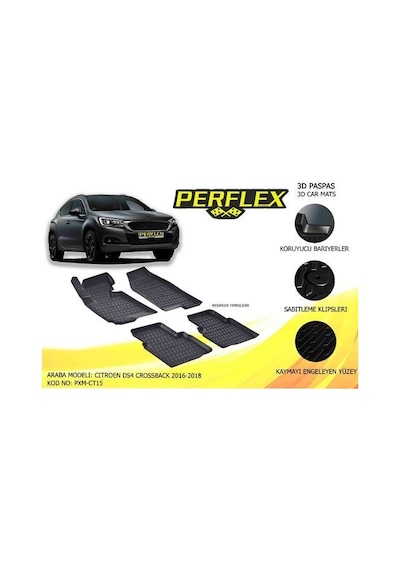 Perflex Pxm-ct15 Paspas 3d Havuzlu X-mat Ds4 Crossback 16-17